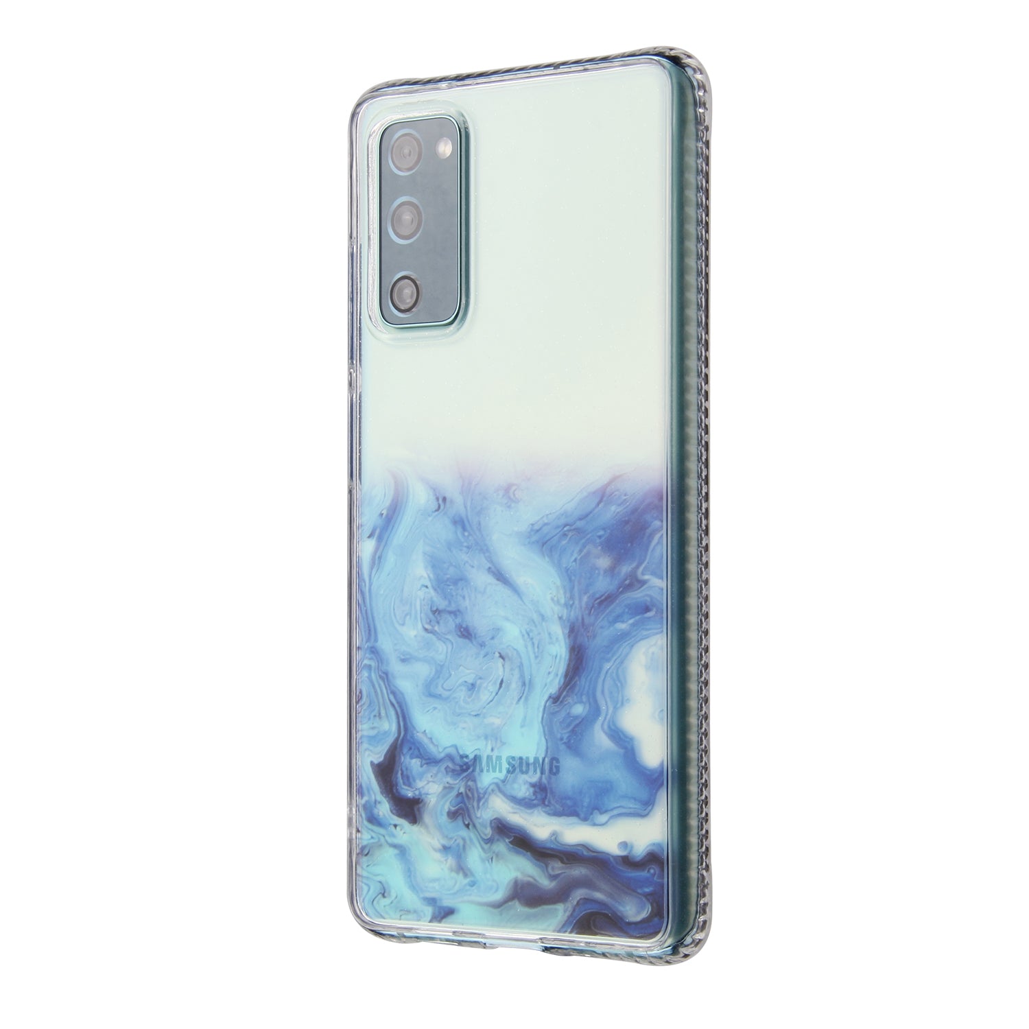 TPU + Acylic Marble Pattern Printing Phone Cover Case for Samsung Galaxy S20 FE/S20 Fan Edition/S20 FE 5G/S20 Fan Edition 5G/S20 Lite - Sky Blue TPU + Acylic Marble Pattern Printing Phone Cover Case for Samsung Galaxy S20 FE/S20 Fan Edition/S20 FE 5G/S20 Fan Edition 5G/S20 Lite - Sky Blue